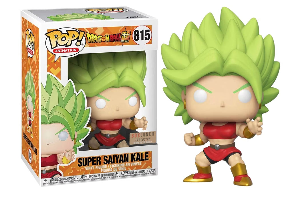 FUNKO POP! ANIMATION DRAGON BALL SUPER SUPER SAIYAN KALE (GLOW) BOXLUNCH EXCLUSIVE FIGURE #815