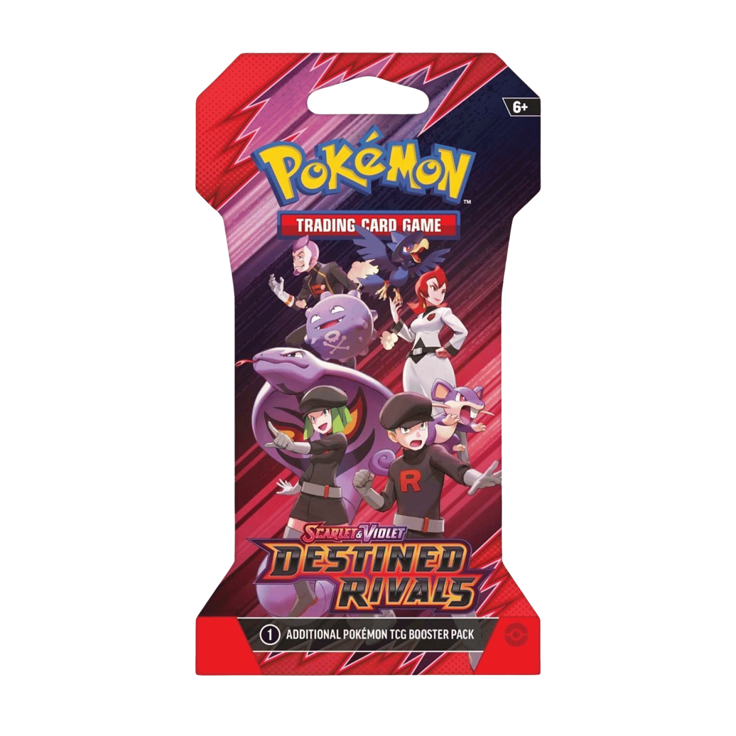 2025 POKÉMON DESTINED RIVALS SLEEVED BOOSTER PACK VIOLET (ARTWORK MAY VARY)
