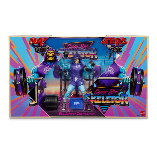 SDCC 2026 MATTEL EXCLUSIVE MASTERS OF THE UNIVERSE GYM BRO SKELETOR FIGURE - PRESALE