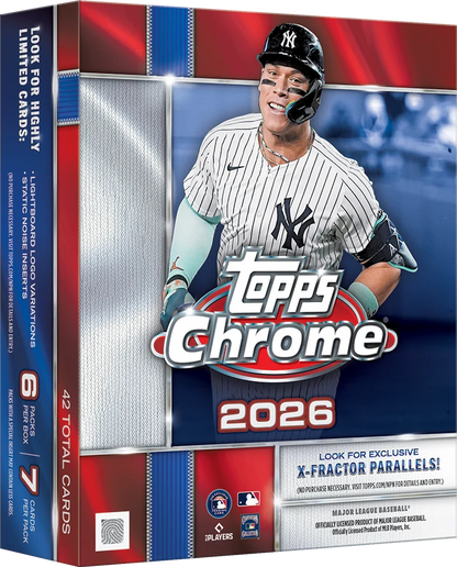 2026 TOPPS CHROME ® BASEBALL - MEGA BOX