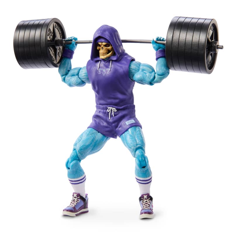 SDCC 2026 MATTEL EXCLUSIVE MASTERS OF THE UNIVERSE GYM BRO SKELETOR FIGURE - PRESALE