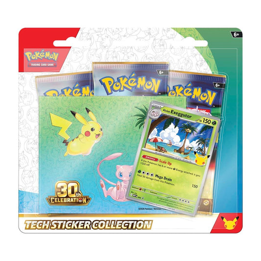 POKÉMON TCG: 30TH CELEBRATION TECH STICKER COLLECTION (ALOLAN EXEGGUTOR) - PRESALE