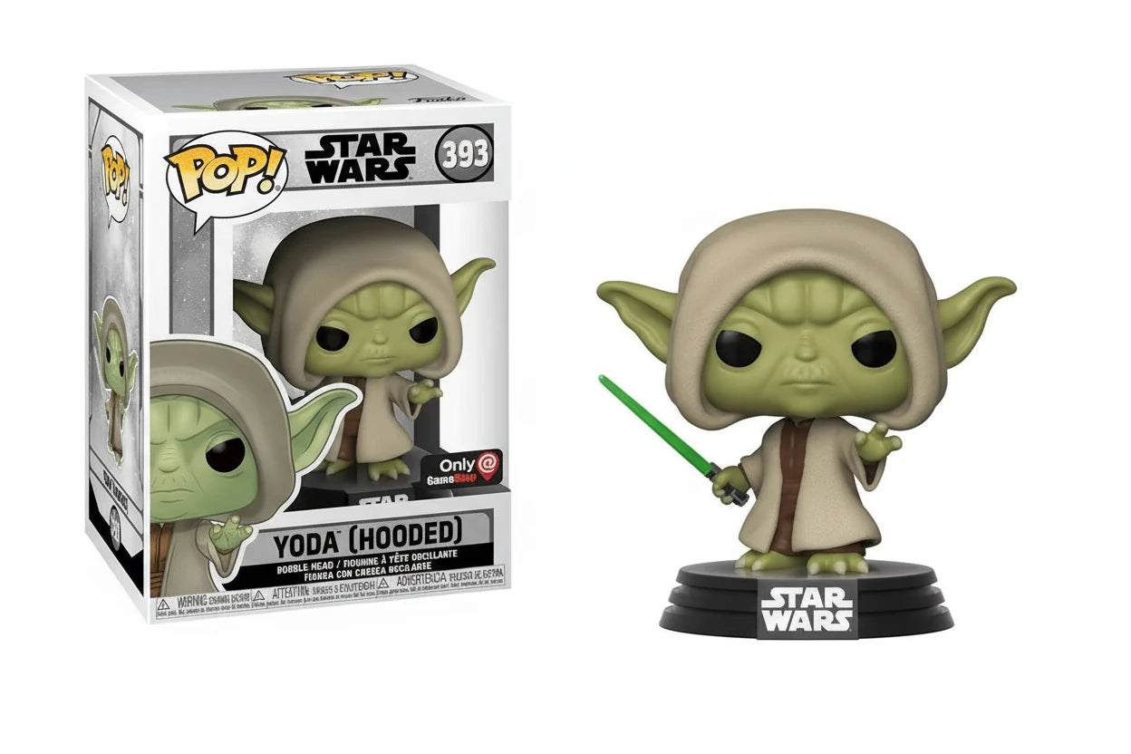 FUNKO POP! STAR WARS YODA (HOODED) GAMESTOP EXCLUSIVE FIGURE #393