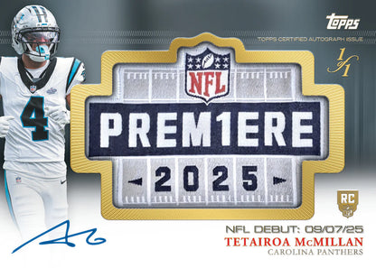 2025 Topps Chrome Football Hanger Pack/Box (20 Cards)