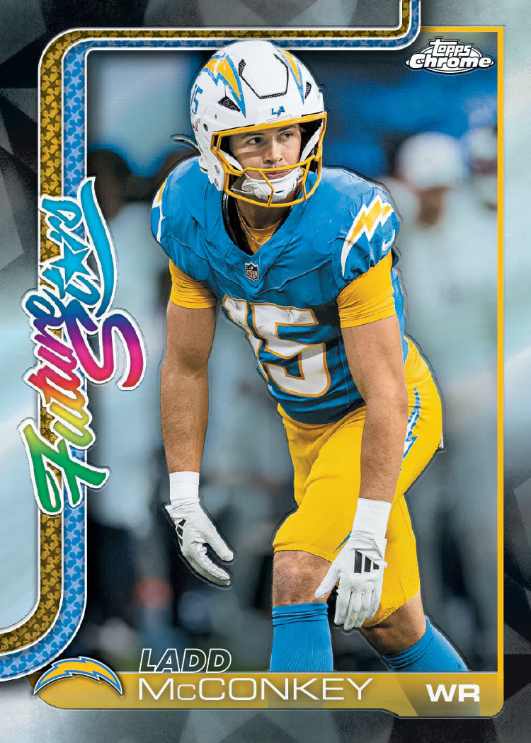 2025 Topps Chrome Football Hanger Pack/Box (20 Cards)