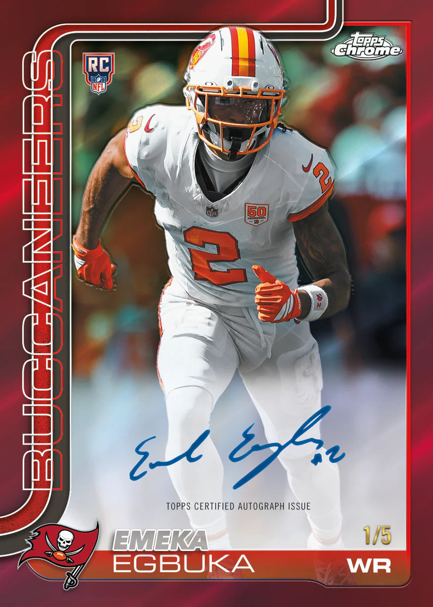 2025 Topps Chrome Football Value Pack/Box (28 Cards)