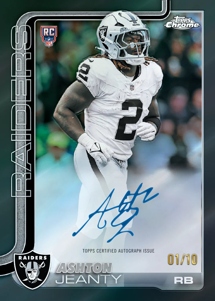 2025 Topps Chrome Football Value Pack/Box (28 Cards)