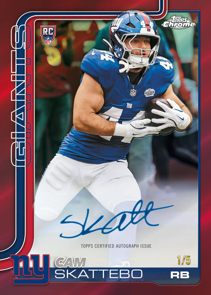 2025 Topps Chrome Football Value Pack/Box (28 Cards)
