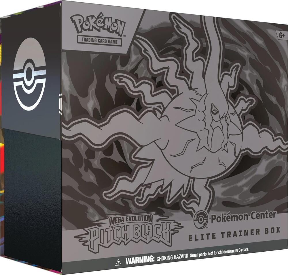 Pitch Black Pokemon Center Elite Trainer Box Case (PC Exclusive) - ME05