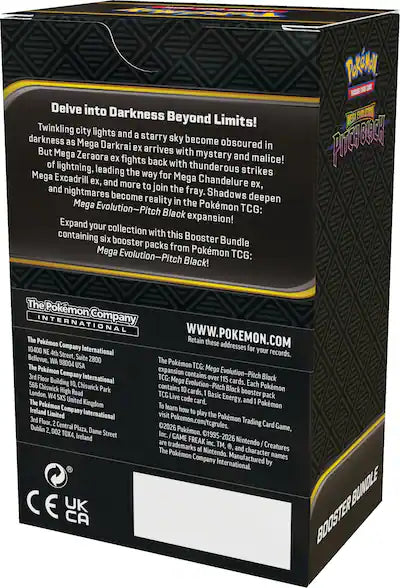 Pokemon Pitch Black Booster Bundle - ME05: Pitch Black (ME05)