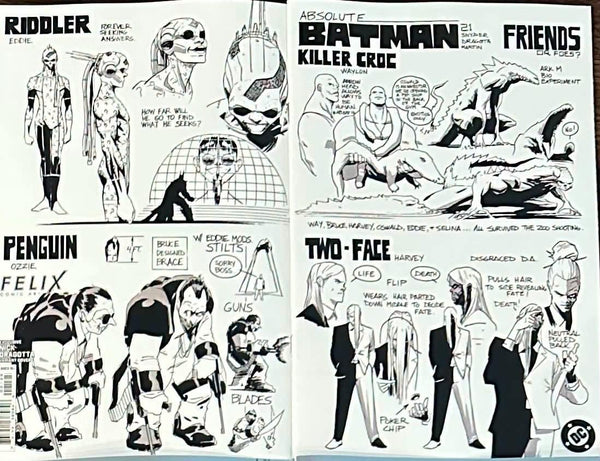 ABSOLUTE BATMAN #21 FELIX COMIC ART NICK DRAGOTTA DESIGN EXCLUSIVE (CARDSTOCK)