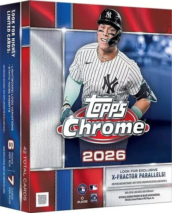 2026 TOPPS CHROME BASEBALL - MEGA BOX
