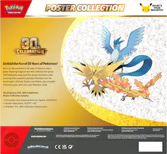 POKÉMON TCG: 30TH CELEBRATION POSTER COLLECTION