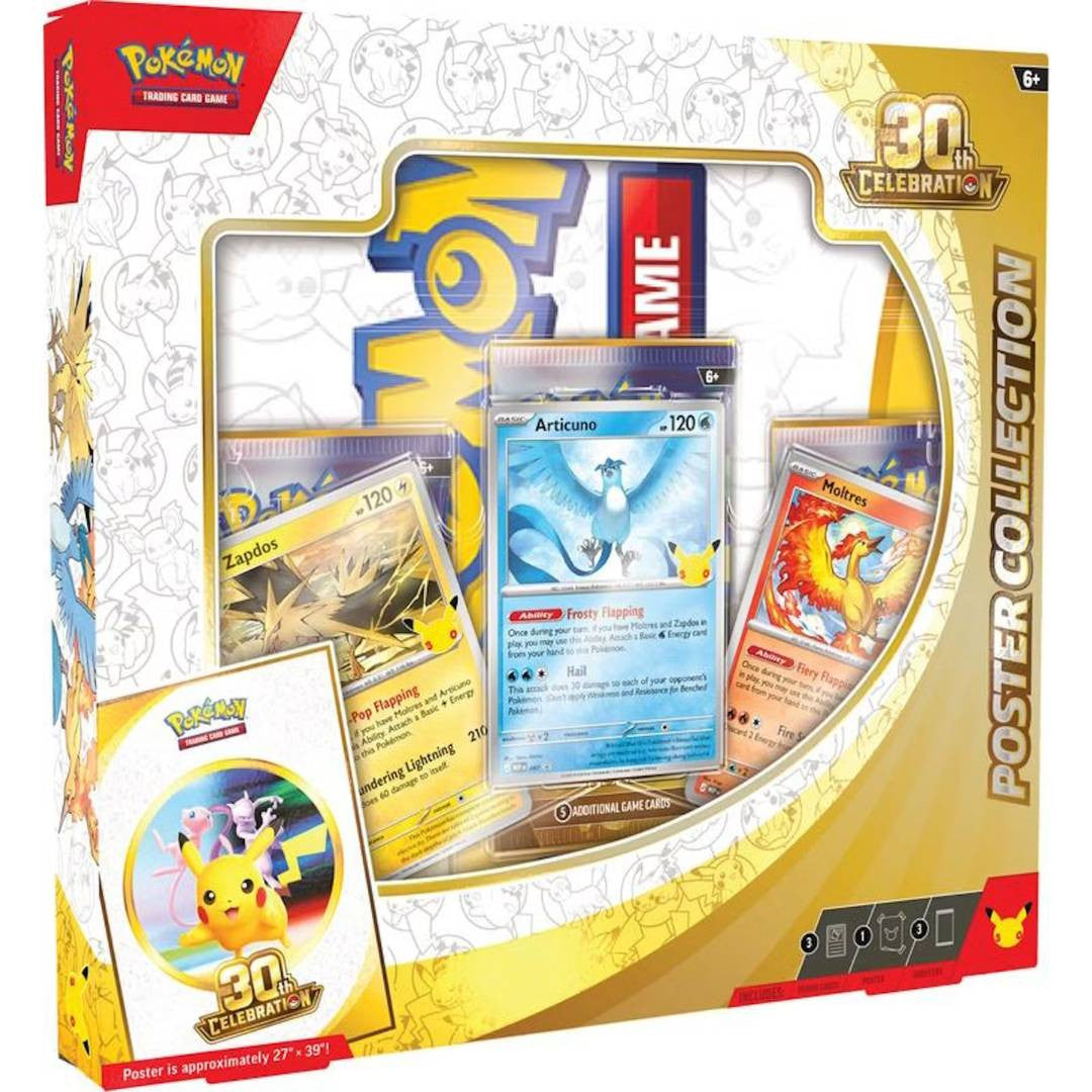 POKÉMON TCG: 30TH CELEBRATION POSTER COLLECTION