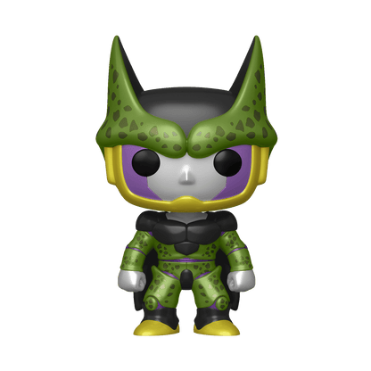 FUNKO POP & TEE: DRAGON BALL PERFECT CELL METALLIC #13 GAMESTOP EXCLUSIVE