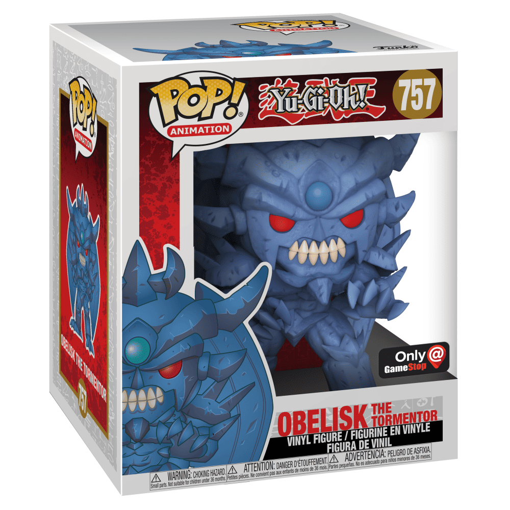 FUNKO POP! #757 YU-GI-OH! OBELISK THE TORMENTOR - GAMESTOP EXCLUSIVE