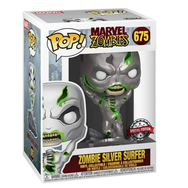 FUNKO POP! MARVEL ZOMBIES: ZOMBIE SILVER SURFER (HOT TOPIC) #675