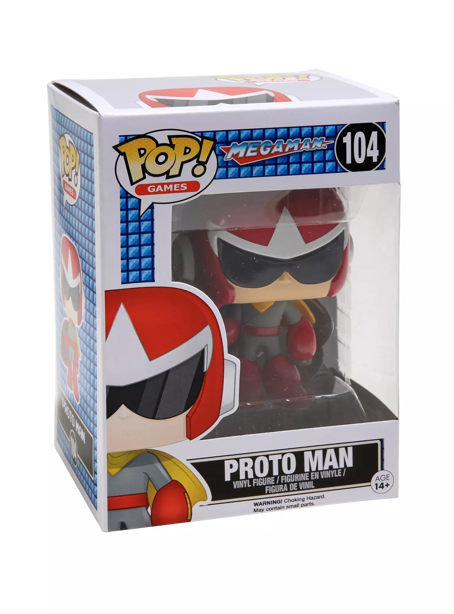 FUNKO POP! GAMES MEGAMAN #104 PROTO MAN VINYL FIGURE