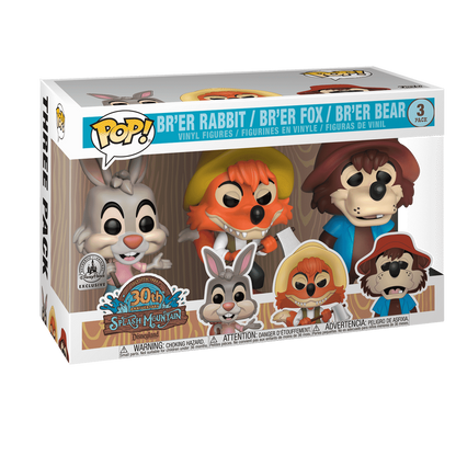 FUNKO POP! SPLASH MOUNTAIN - 3 Pack (30TH ANNIVERSARY)