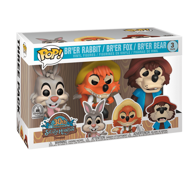 FUNKO POP! SPLASH MOUNTAIN - 3 Pack (30TH ANNIVERSARY)