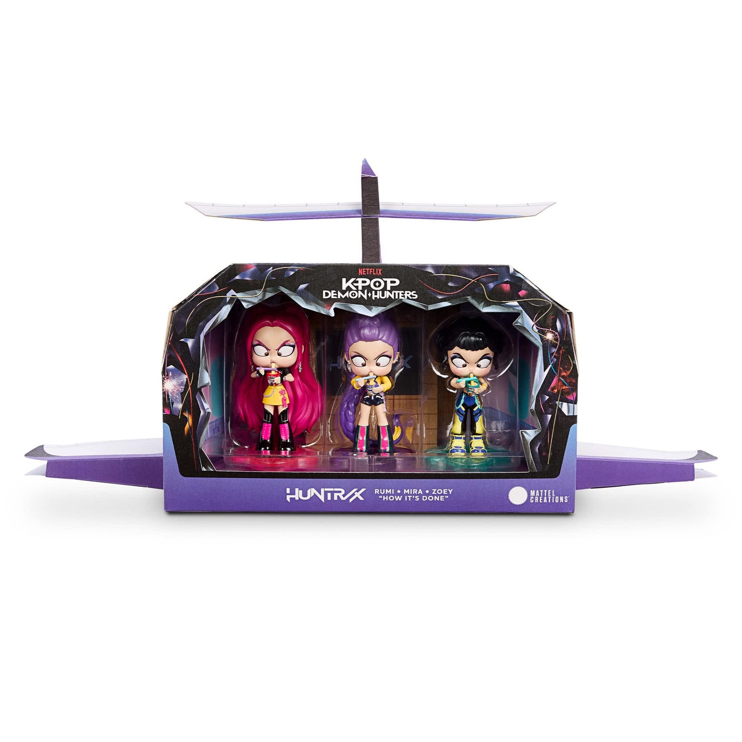SDCC 2026 MATTEL KPOP DEMON HUNTERS "HOW IT'S DONE" RAMYEON 3-PACK - PRESALE